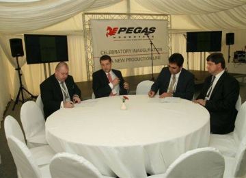 PSG předalo výrobní závod Pegasu ve Znojmě a další postaví v Egyptě