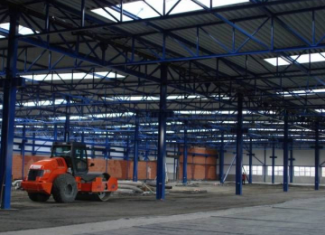 Výrobní a logistické centrum PRECIZ Otrokovice - ocelové konstrukce