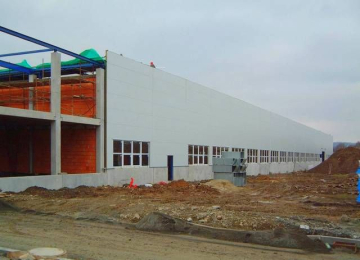 Výrobní a logistické centrum PRECIZ Otrokovice - železobetonové konstrukce